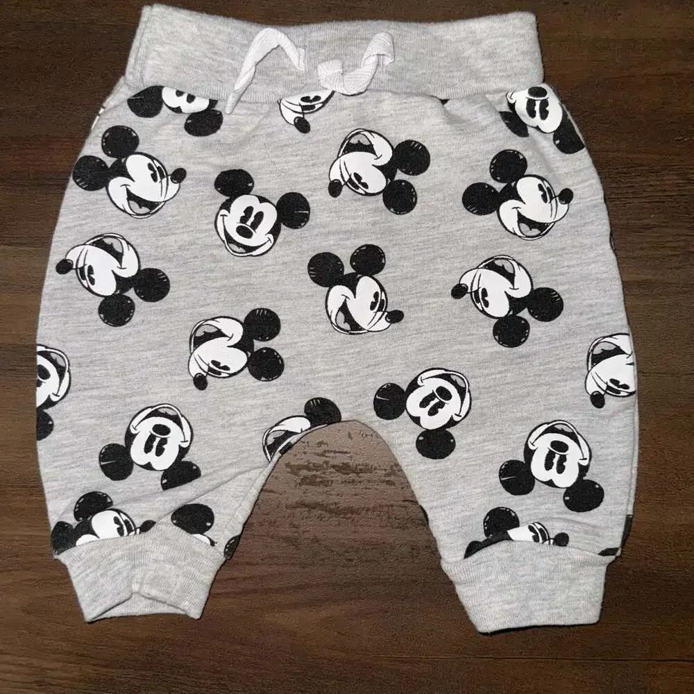 Disney Baby Mickey Mouse 2-Piece Hoodie and Sweatpants Outfit Set Grey